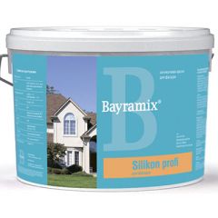 Краска фасадная на акриловой основе с силиконовой добавкой Bayramix Silicon Profi База А 9 л