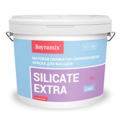 Краска фасадная силикатно-силиконовая Bayramix Silicate Extra 9 л