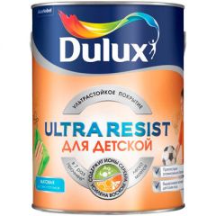 Краска Dulux Ultra Resist для детской матовая BC 2,5 л