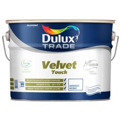 Краска Dulux Velvet Touch для стен и потолков матовая BW 5 л
