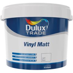 Краска Dulux Vinyl Matt для стен и потолков глубокоматовая BW 5 л