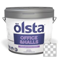 Краска интерьерная Olsta Office and Halls Прозрачная 0,9 л