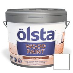 Краска Olsta Wood Paint Белая база А 0,9 л