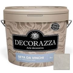 Декоративное покрытие Decorazza Seta Da Vinci Argento (SD 001) 5 кг