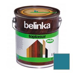 Декоративное покрытие Belinka Toplasur с воском №20 голубое 2,5 л