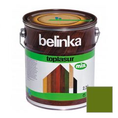 Декоративное покрытие Belinka Toplasur с воском №19 зеленое 2,5 л
