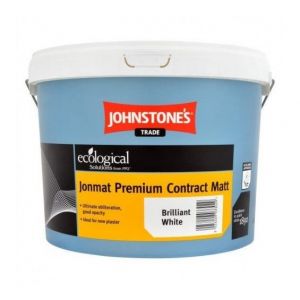 Краска водоэмульсионная интерьерная Johnstones Jonmat Premium Contract Matt матовая Brilliant White База А (423163) 10 л
