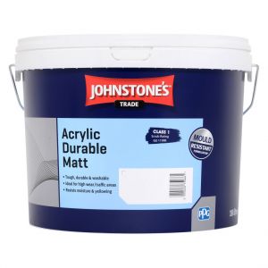 Краска интерьерная акриловая влагостойкая матовая Johnstones Acrylic Durable Mat Pastel (Past/L) (306470) 10 л
